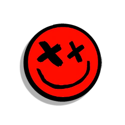 Red smiley symbol in LIT City