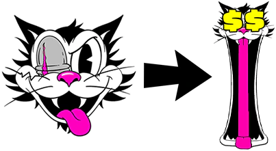 LIT City diagram of the Wild Cat expanding down a reel