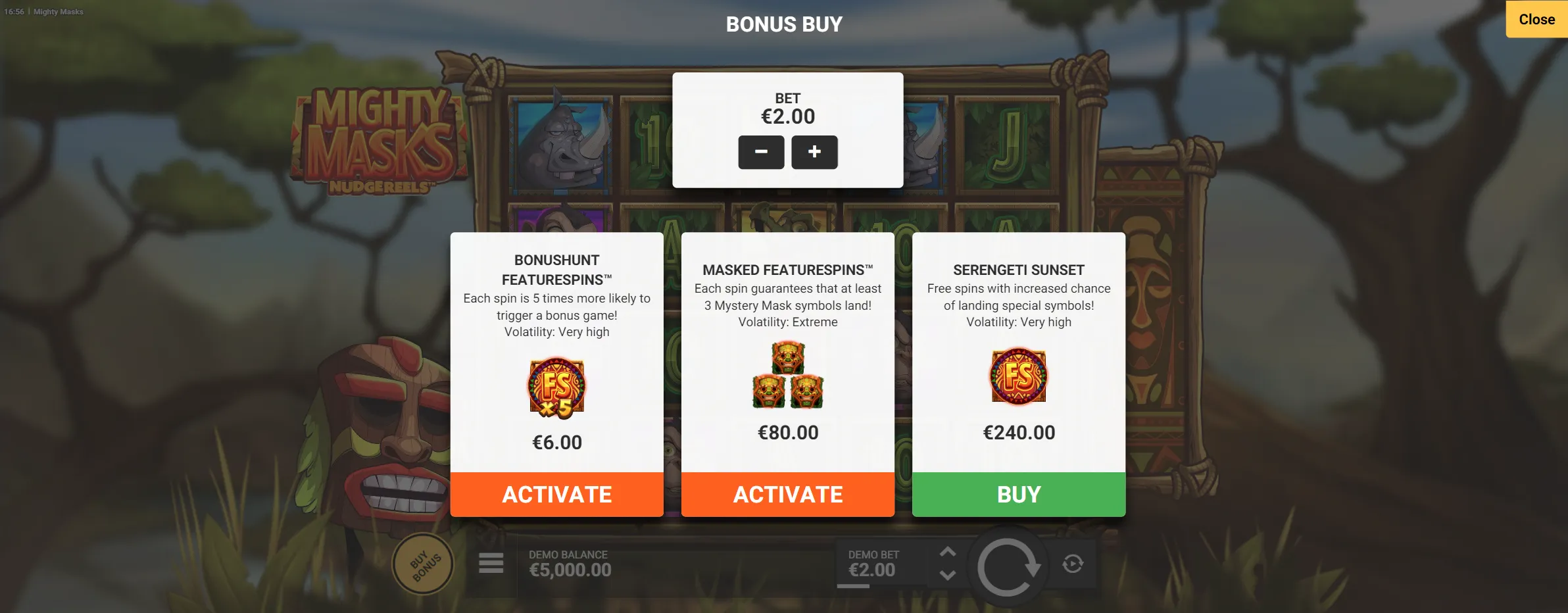 Bonus Buy Feature