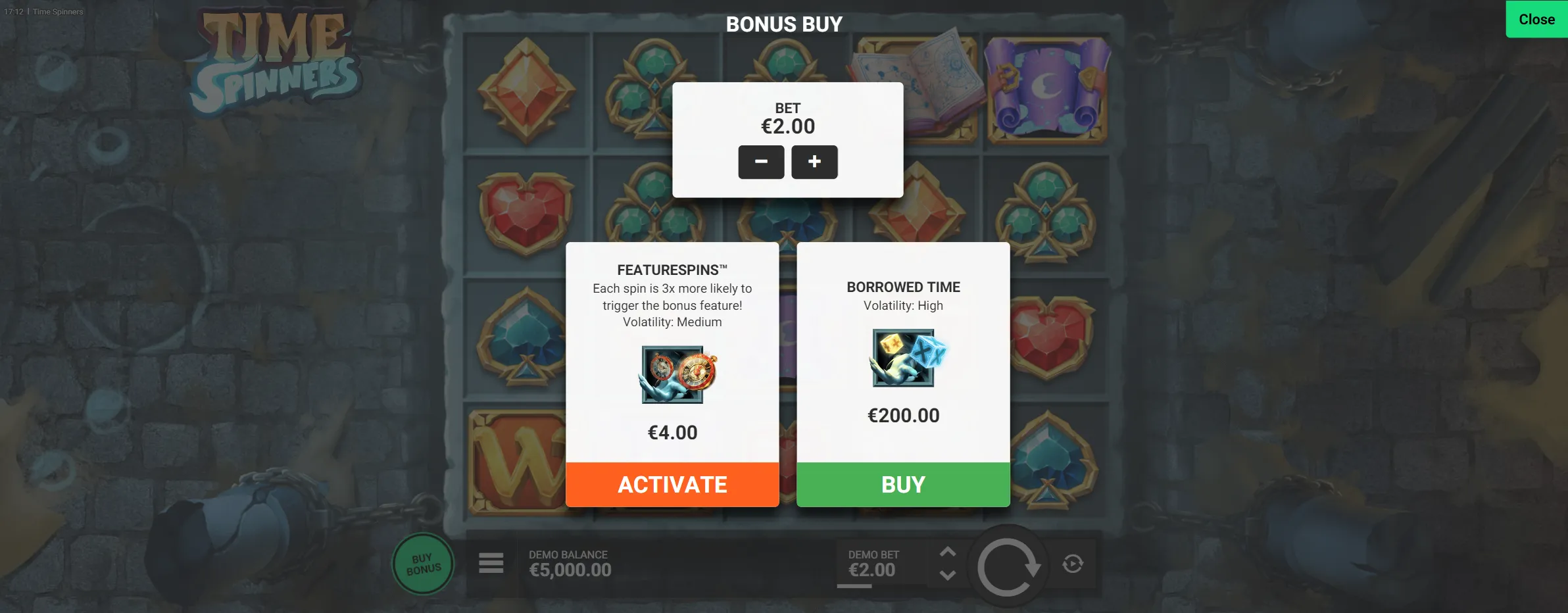 Bonus Buy Feature