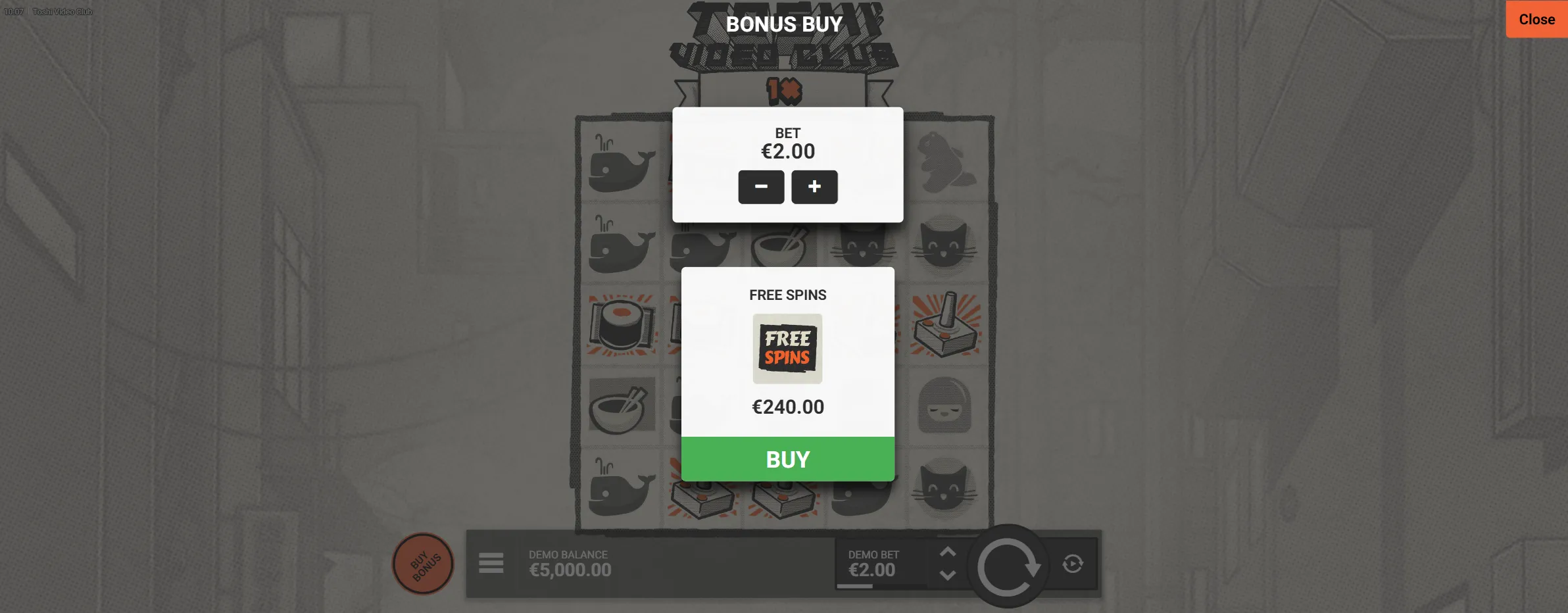 Bonus Buy Feature