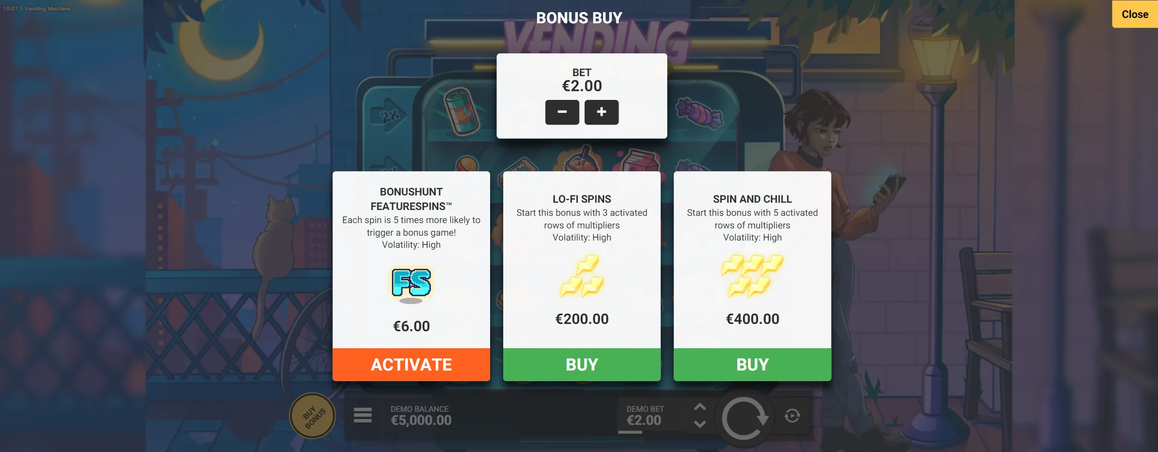 Bonus Buy Feature