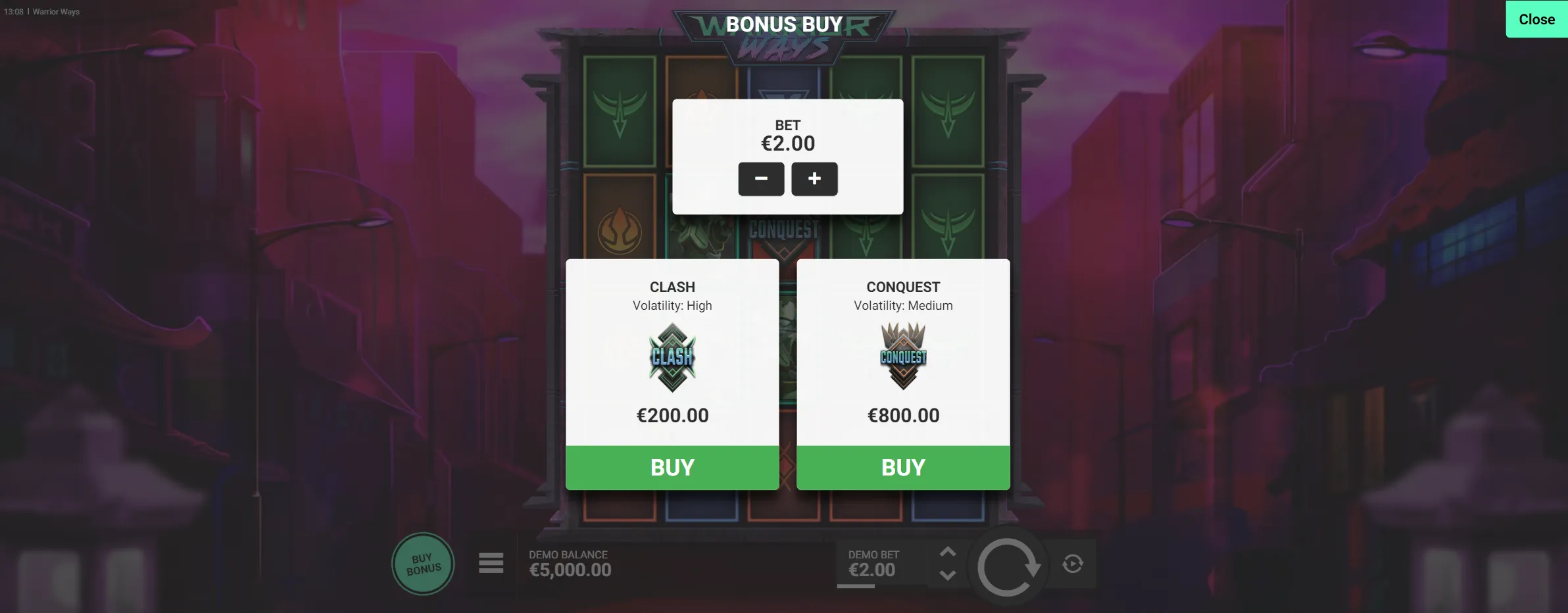 Bonus Buy Feature