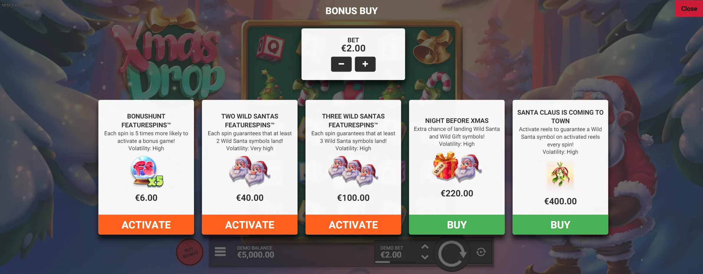 Bonus Buy Feature