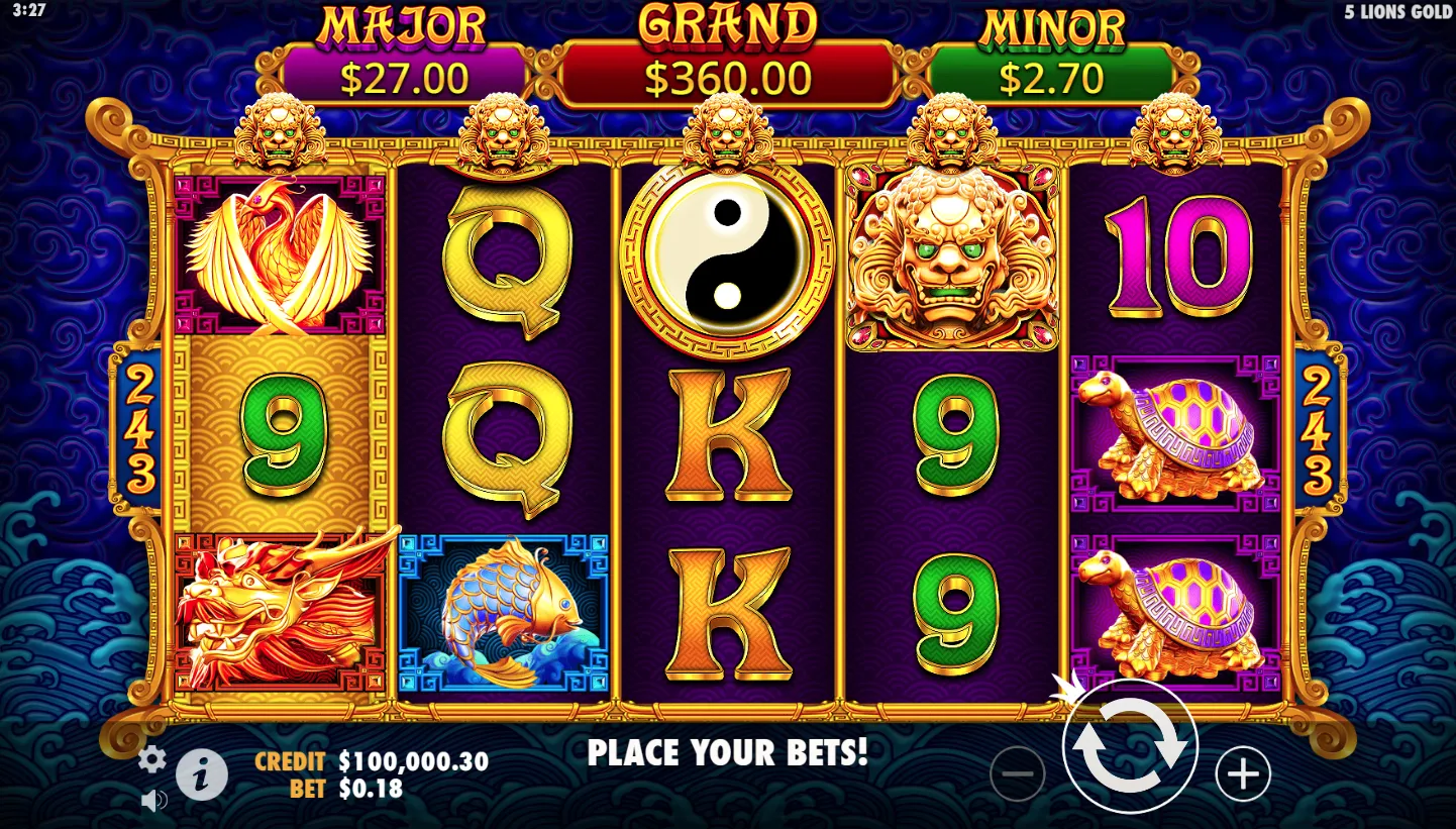 5 Lions Gold screenshot 2