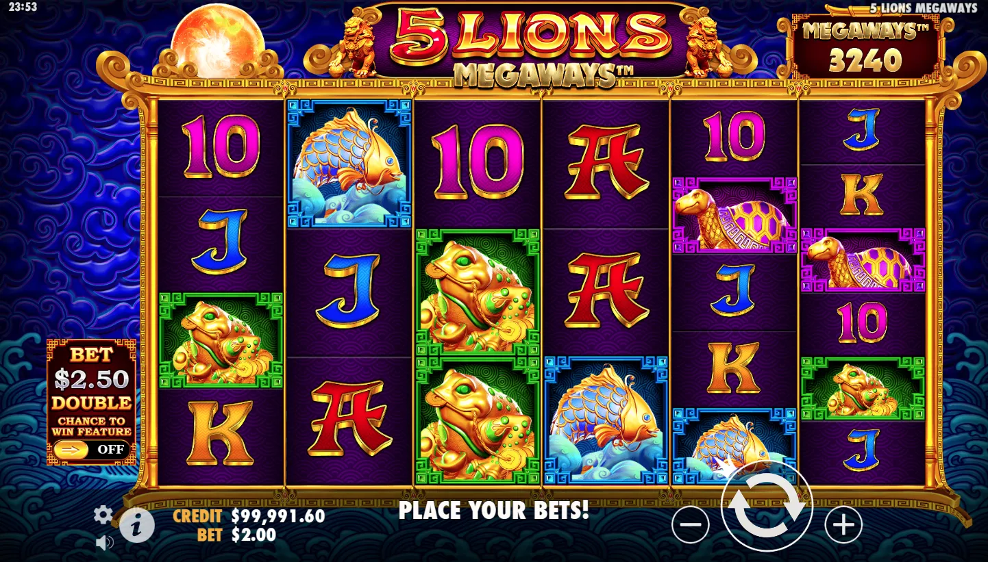 5 Lions Megaways screenshot 4