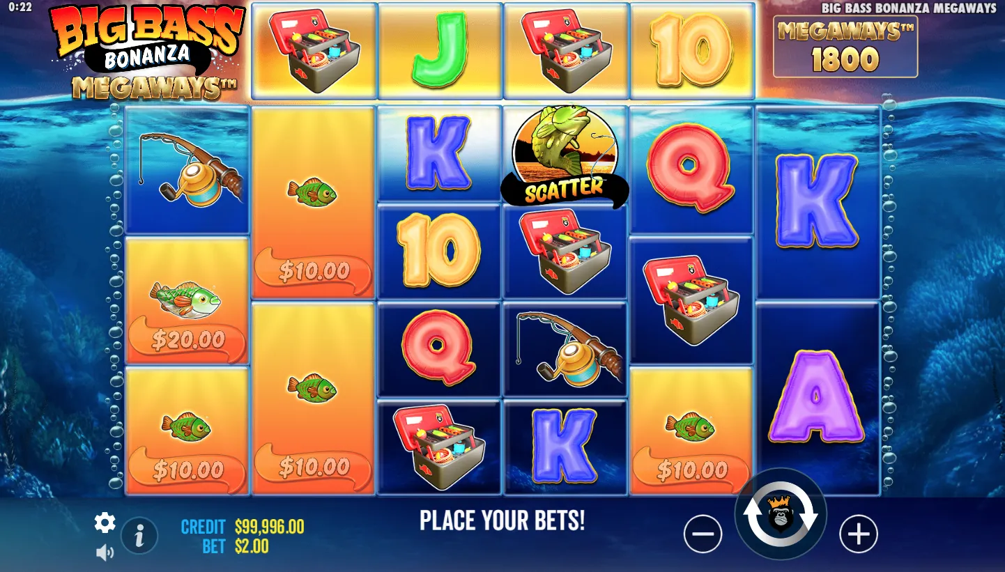 Big Bass Bonanza Megaways screenshot 1