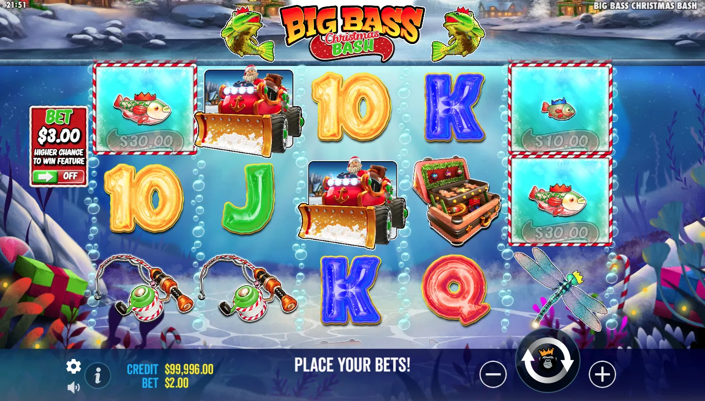 Big Bass Christmas Bash screenshot 1