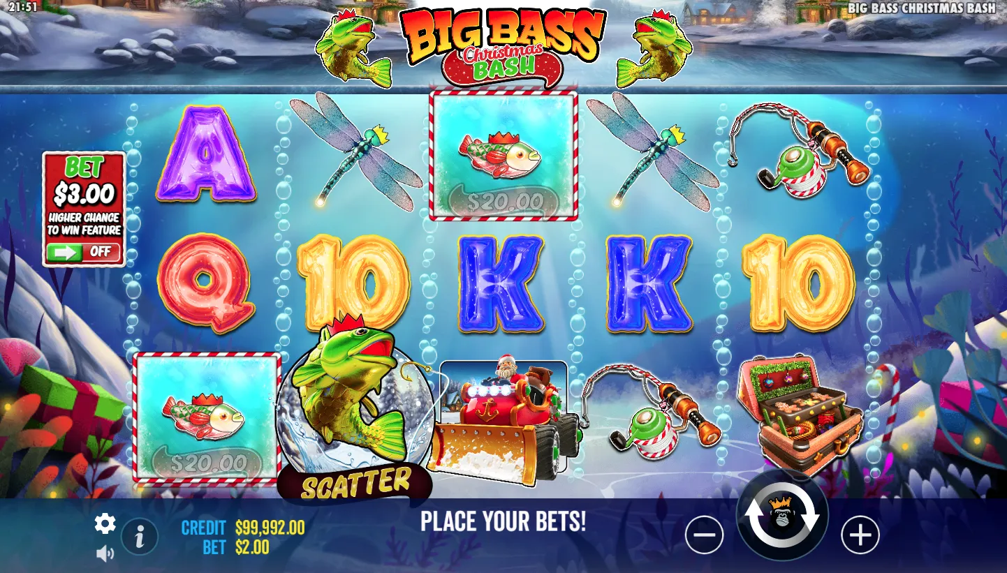 Big Bass Christmas Bash screenshot 2