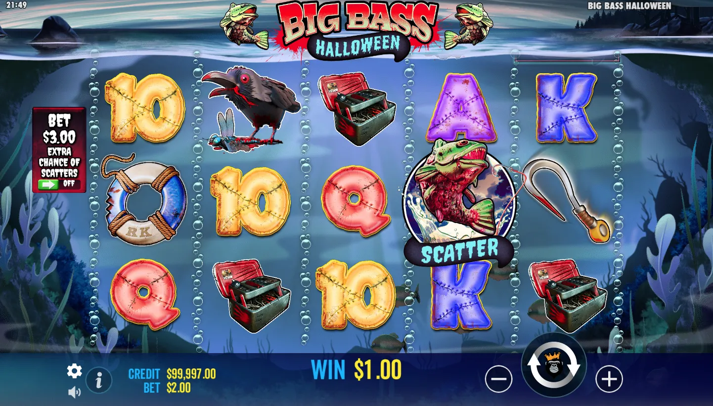 Big Bass Halloween screenshot 1