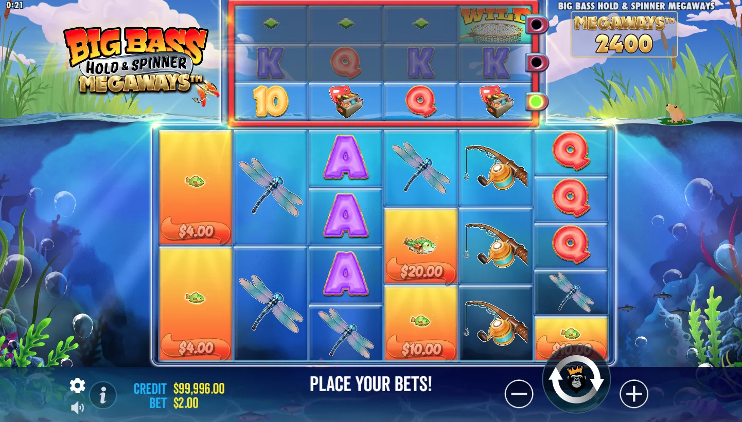Big Bass Hold and Spinner Megaways screenshot 1