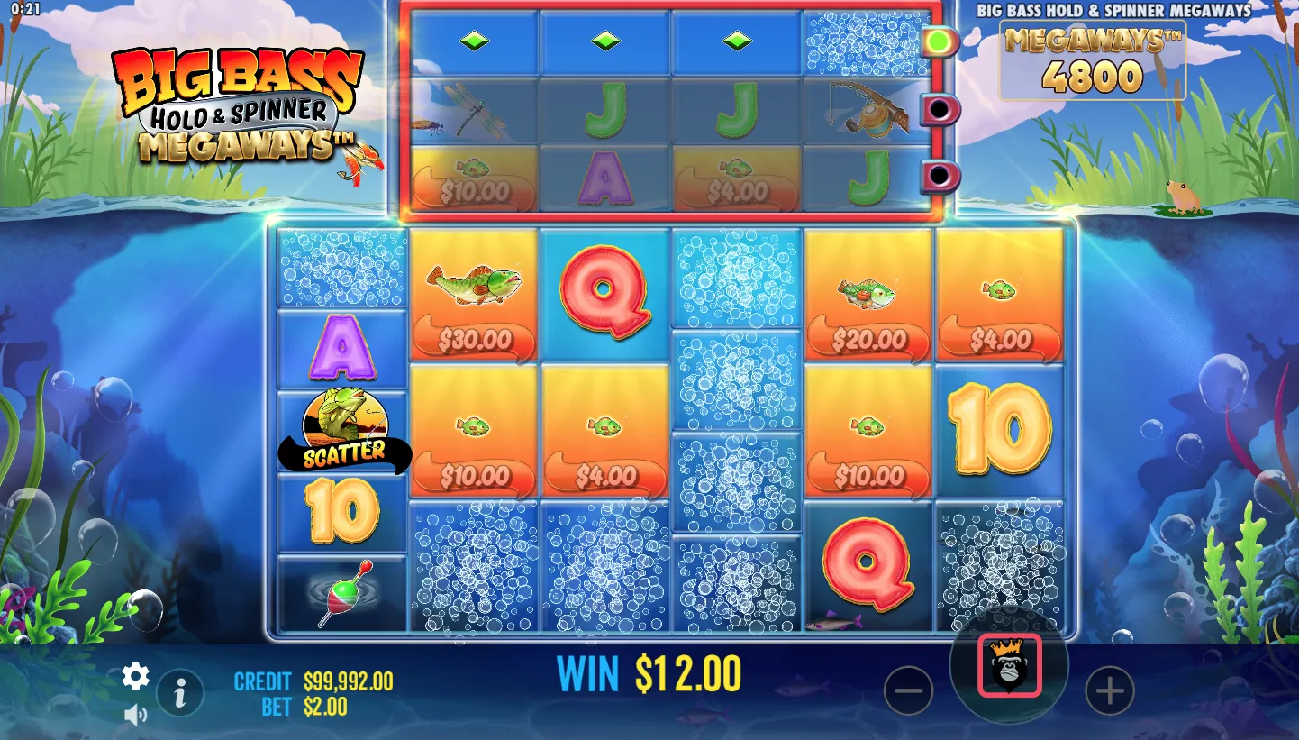 Big Bass Hold and Spinner Megaways screenshot 2