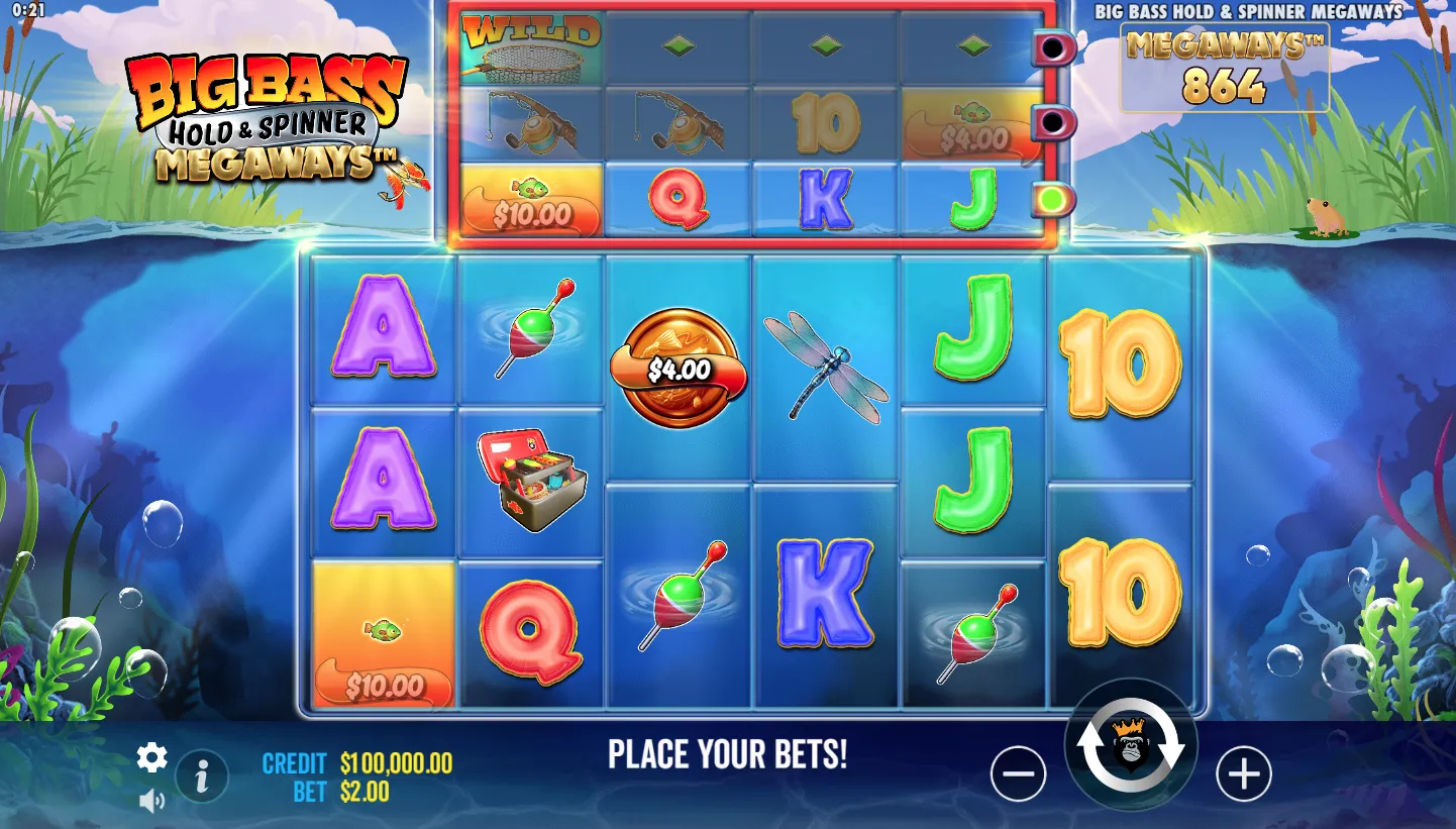 Big Bass Hold and Spinner Megaways screenshot 5