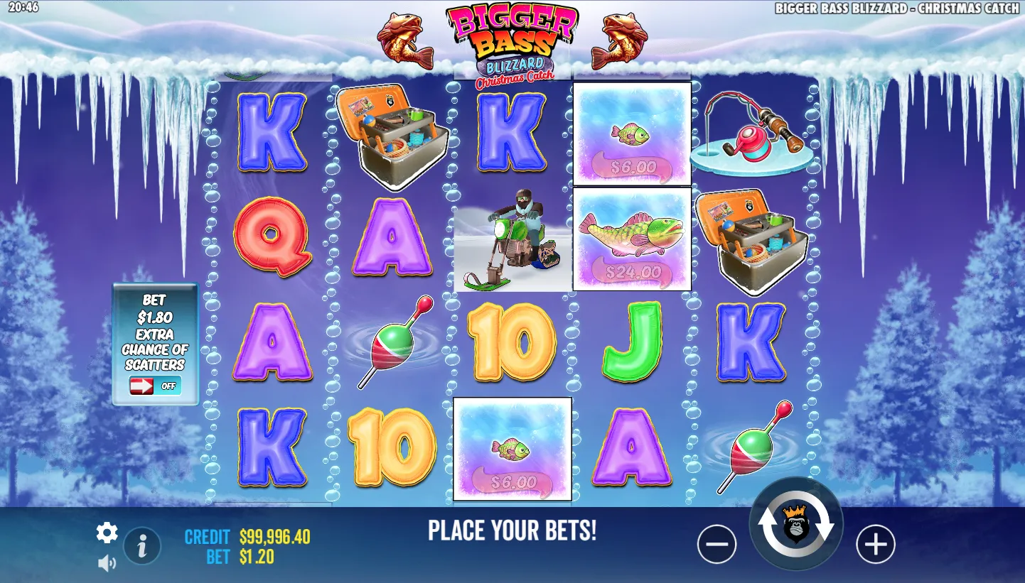 Bigger Bass Blizzard - Christmas Catch screenshot 1