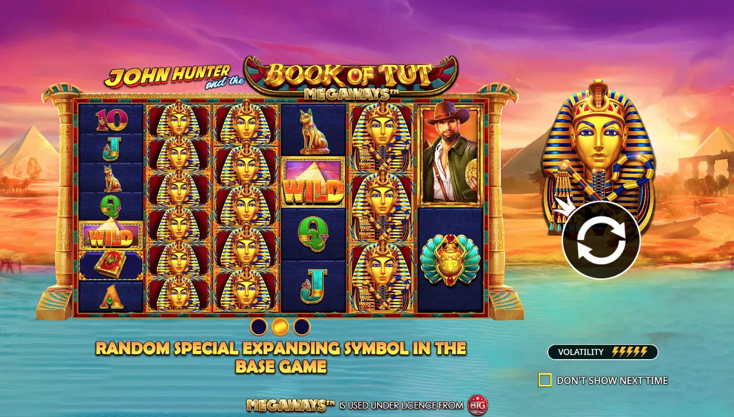 Book of Tut Megaways game preview