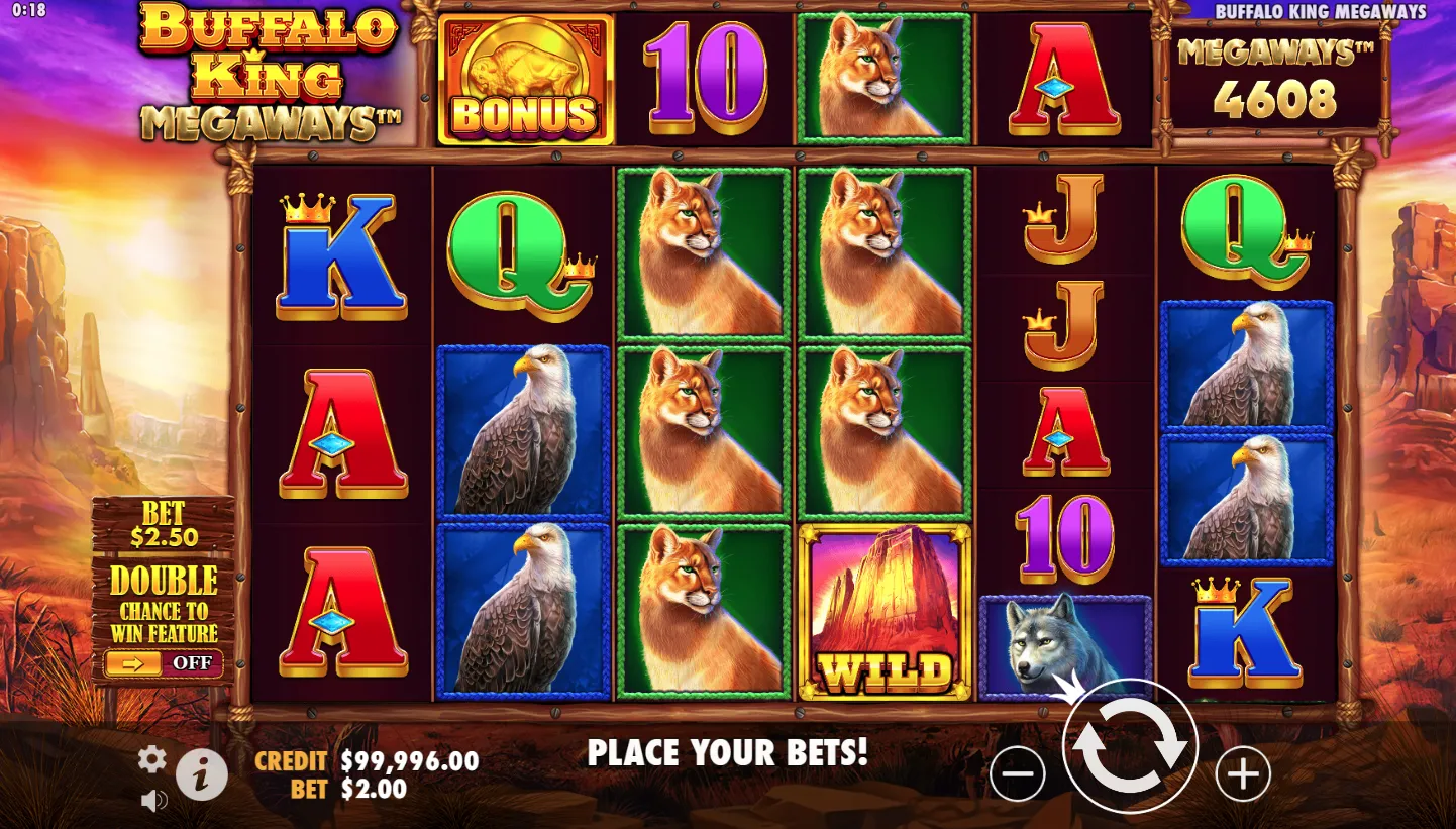 Buffalo King Megaways screenshot 1
