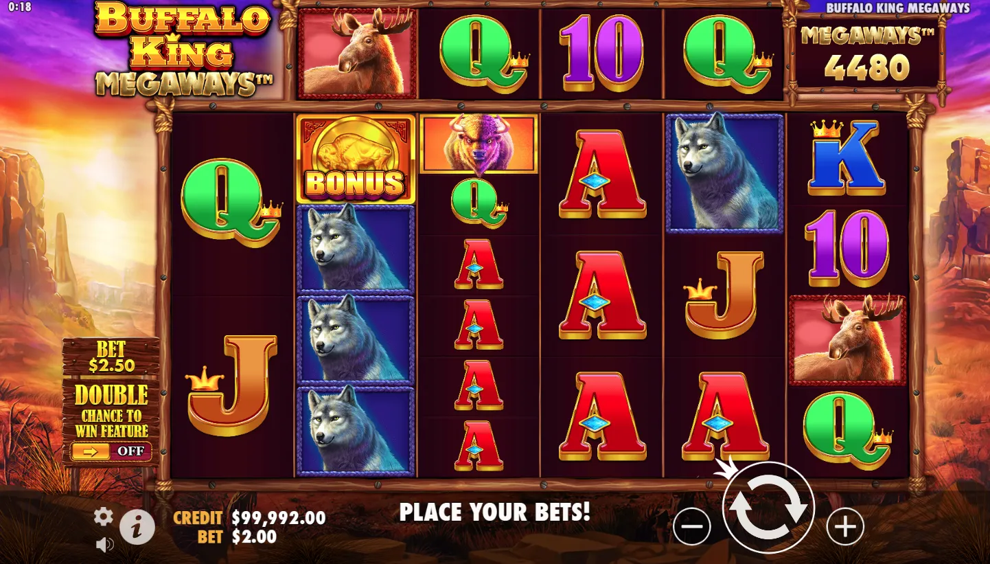 Buffalo King Megaways screenshot 2