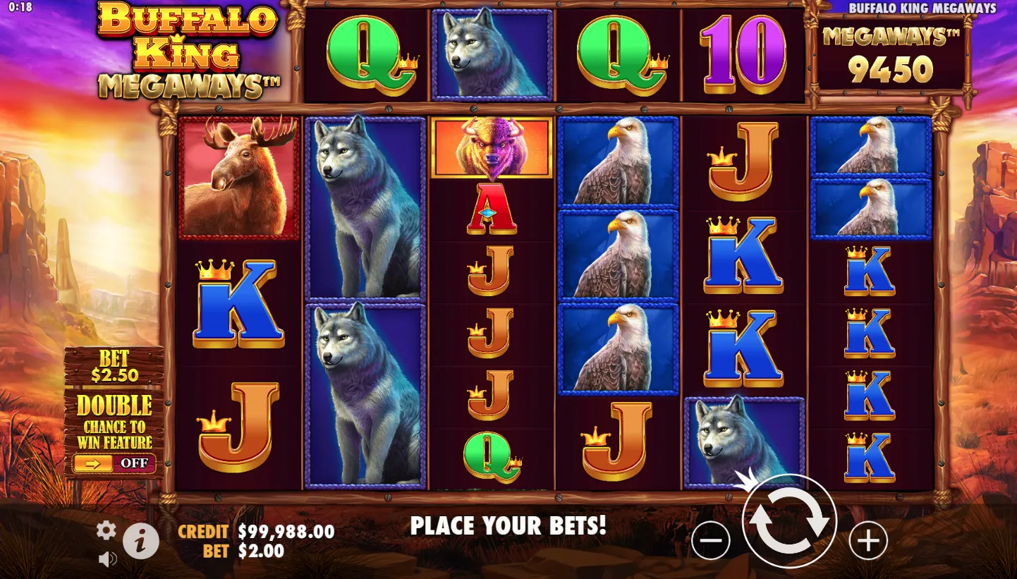 Buffalo King Megaways screenshot 3