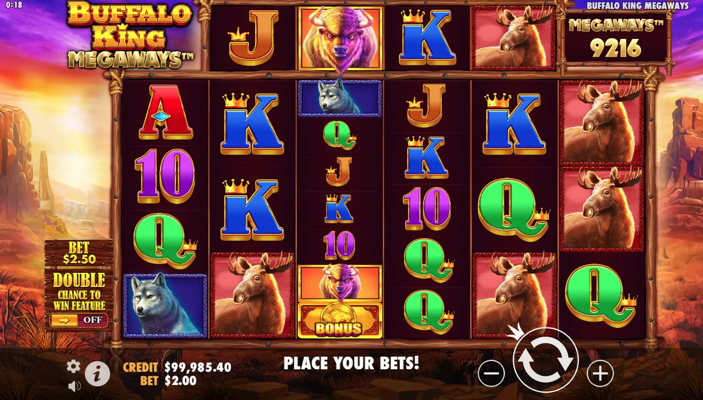 Buffalo King Megaways screenshot 5