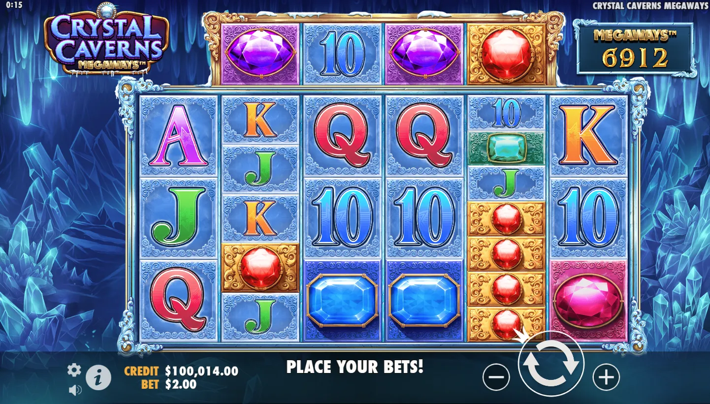 Crystal Cavern Megaways screenshot 1