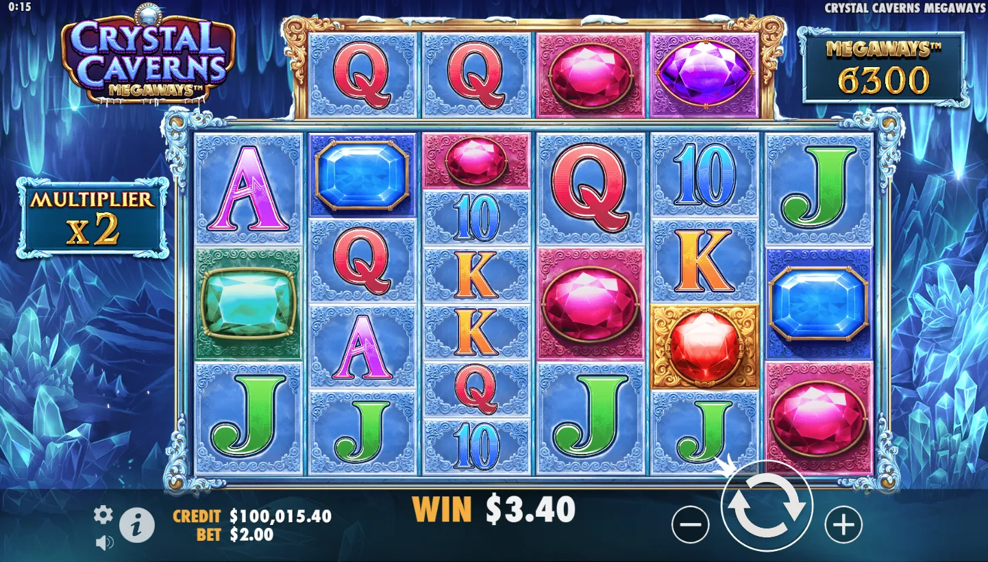 Crystal Cavern Megaways screenshot 2