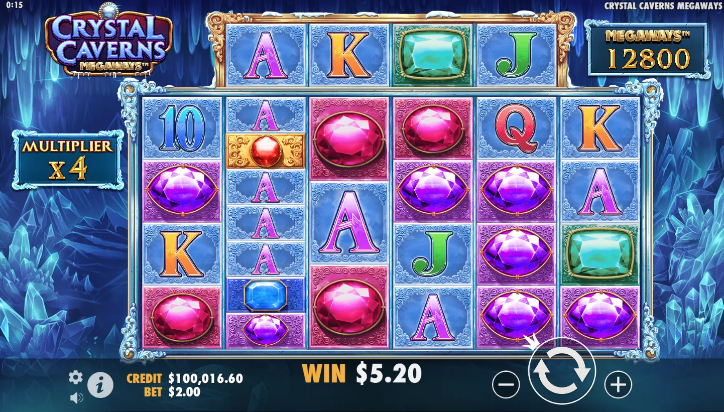 Crystal Cavern Megaways screenshot 4