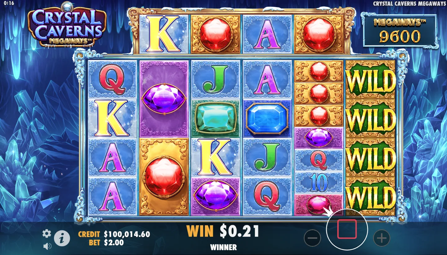 Crystal Cavern Megaways screenshot 5