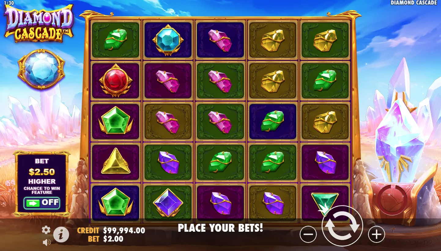 Diamond Cascade screenshot 1