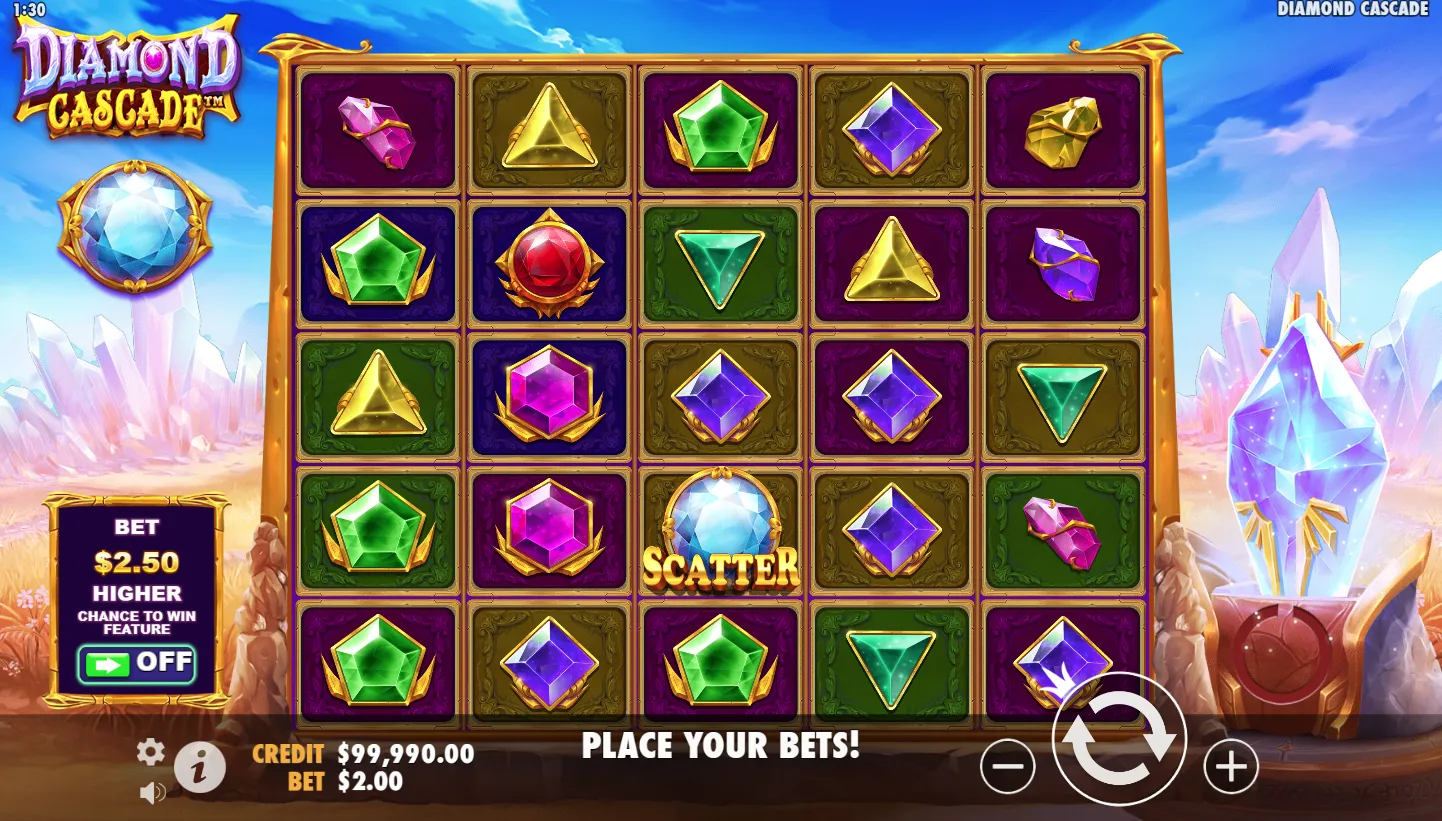 Diamond Cascade screenshot 2