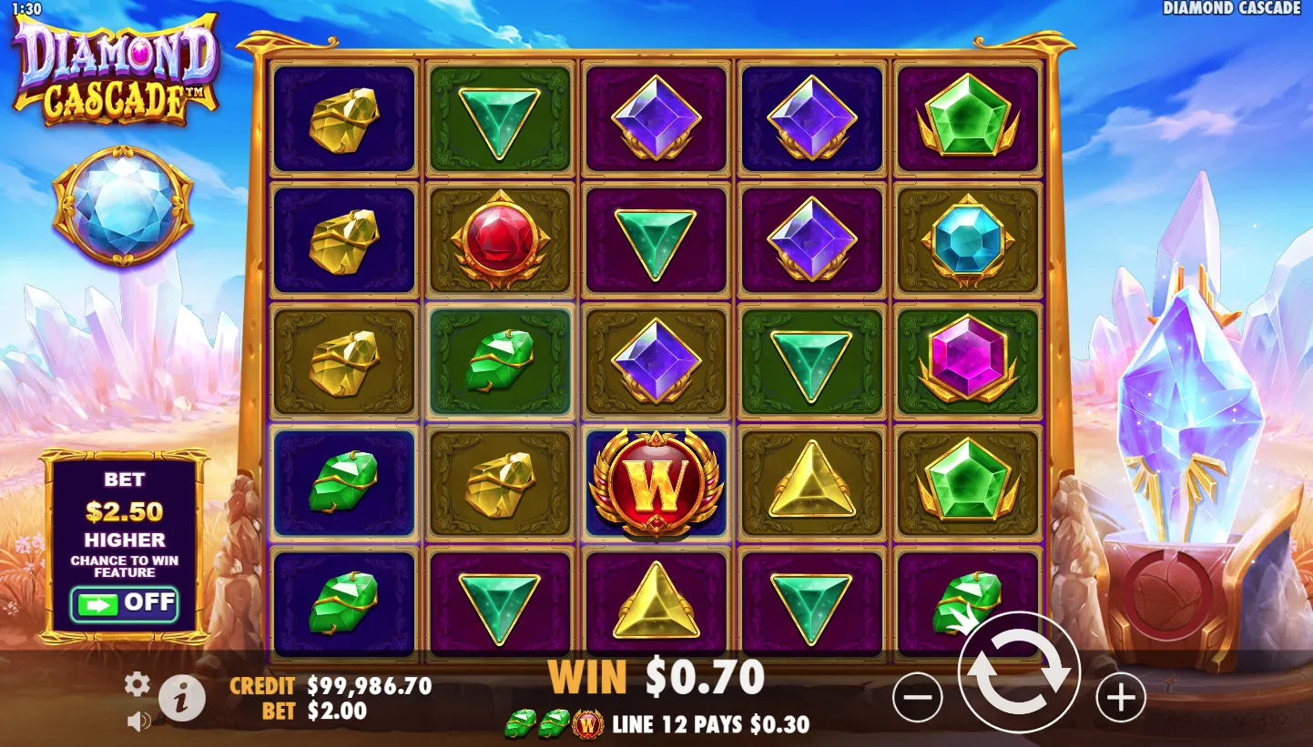 Diamond Cascade screenshot 3