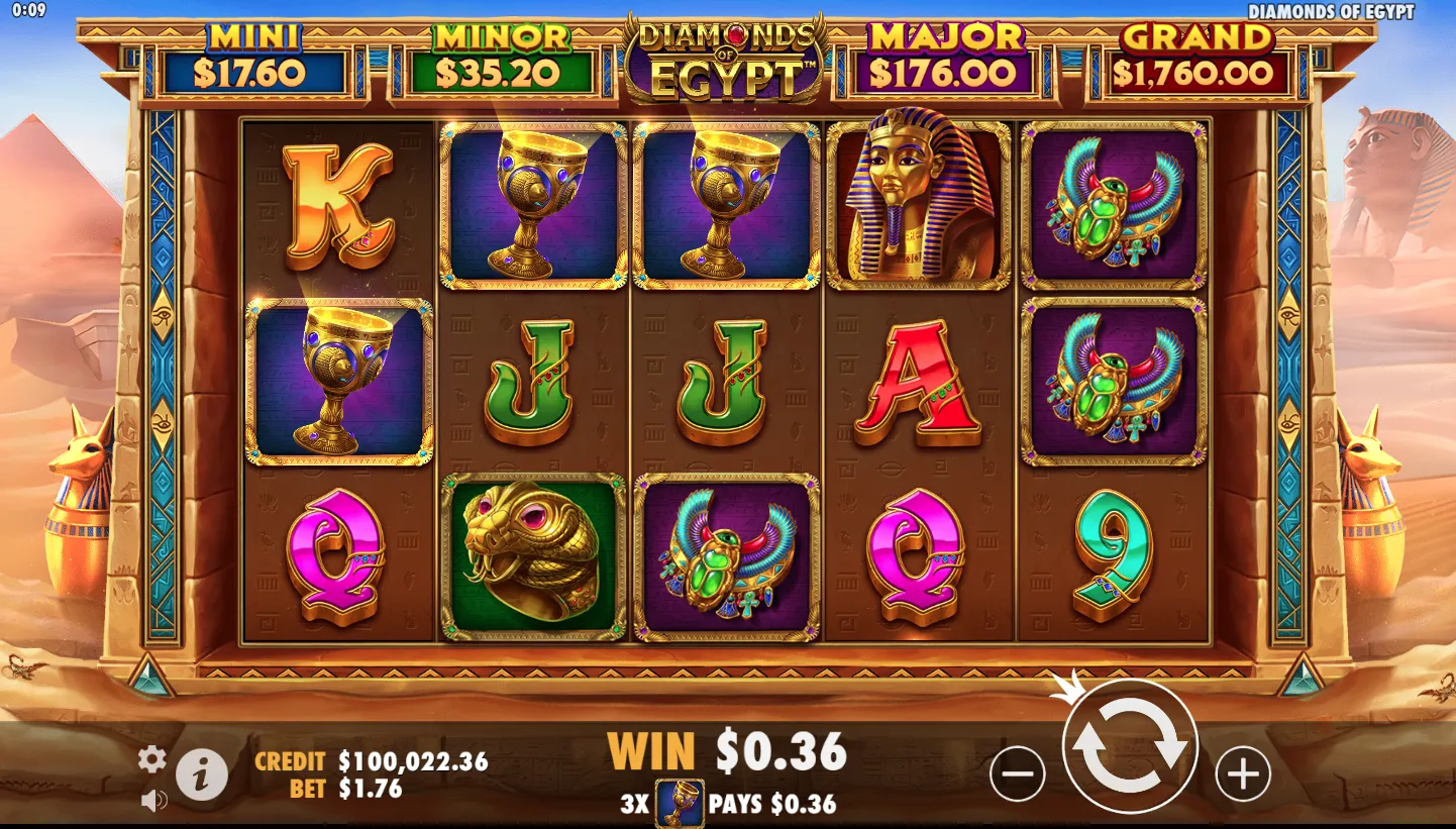 Diamonds Of Egypt screenshot 2