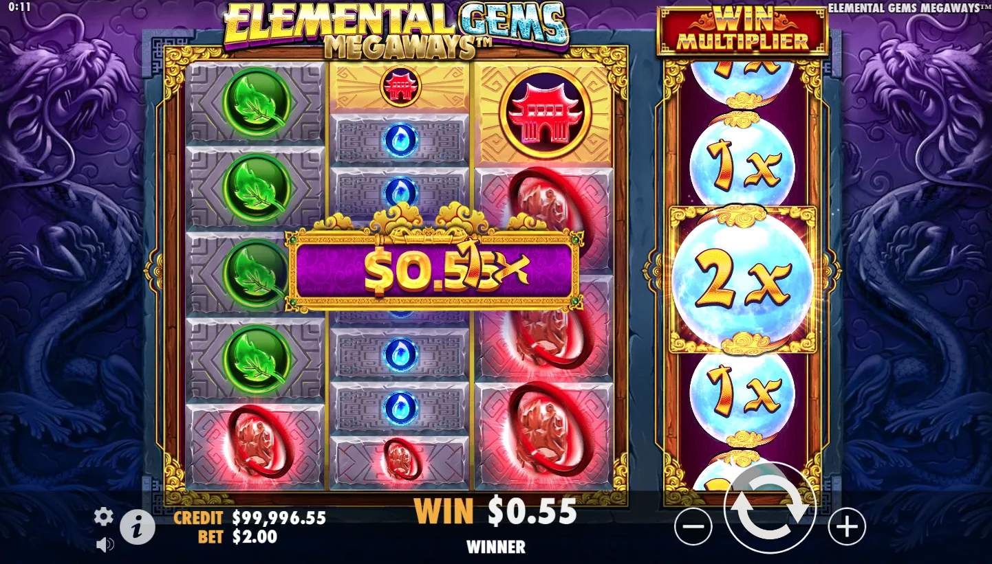 Elemental Gems Megaways screenshot 1