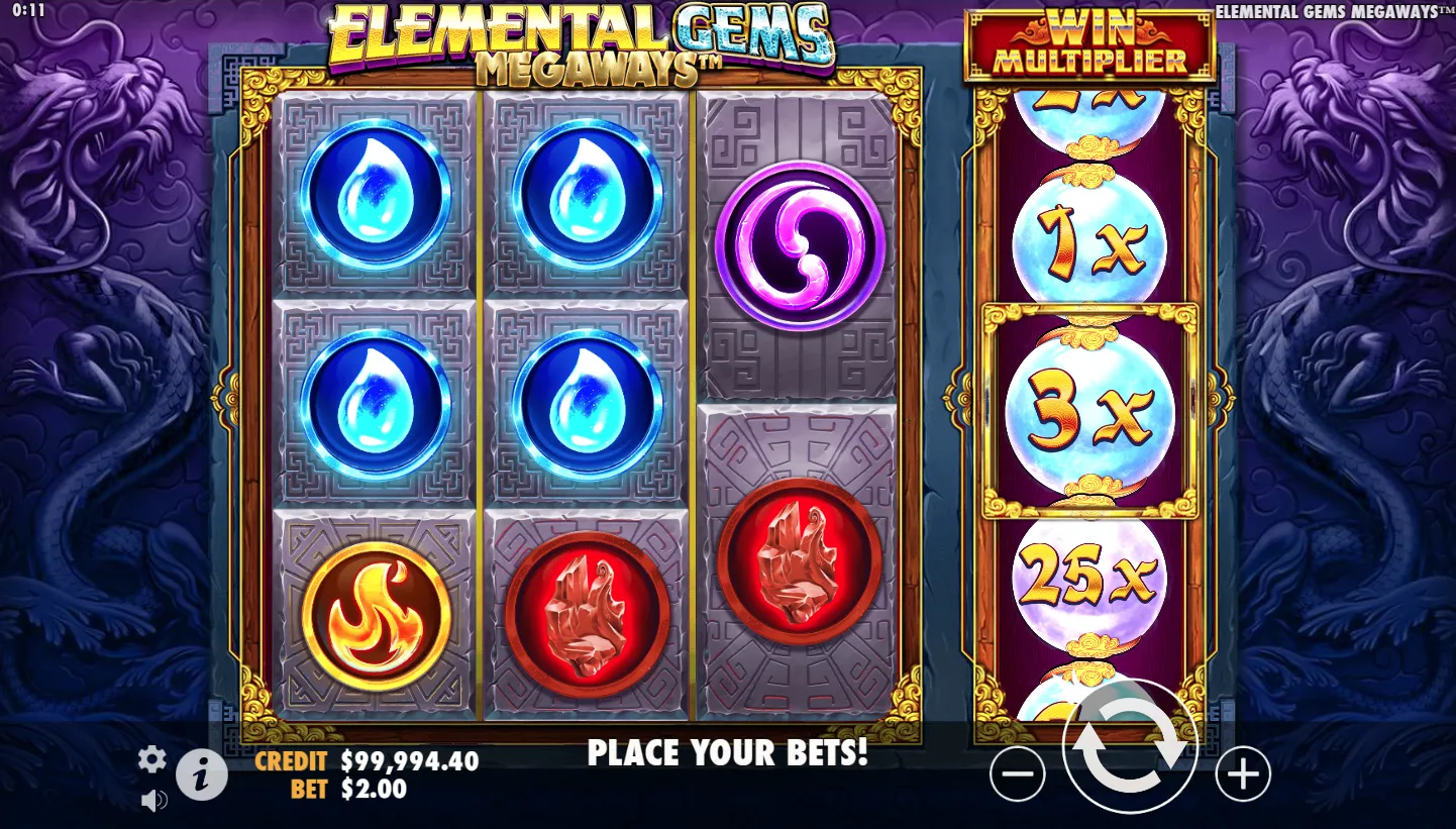 Elemental Gems Megaways screenshot 2