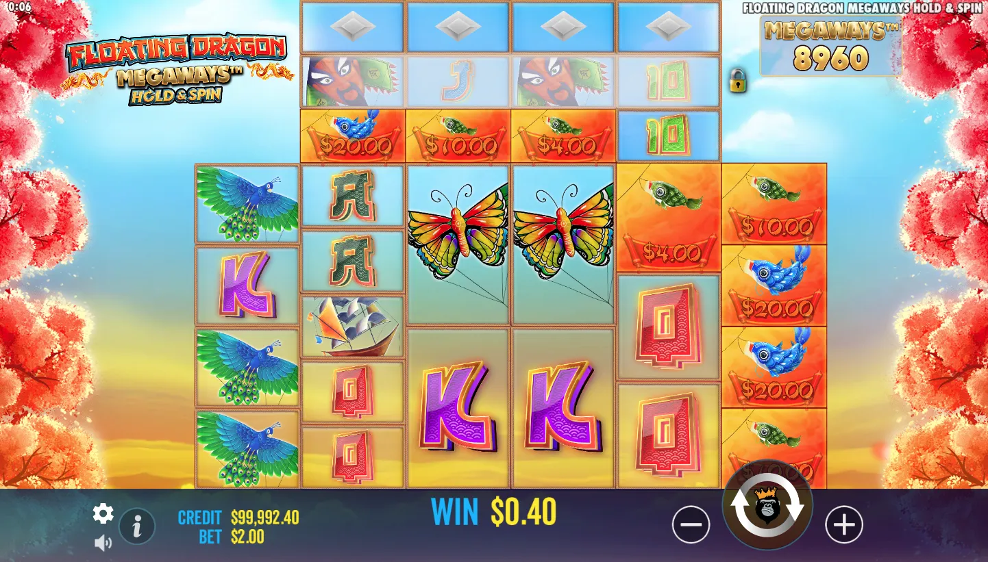 Floating Dragon Megaways screenshot 2