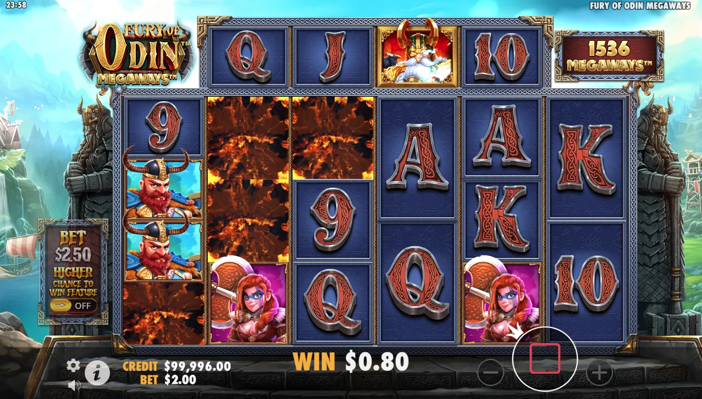 Fury of Odin Megaways screenshot 1