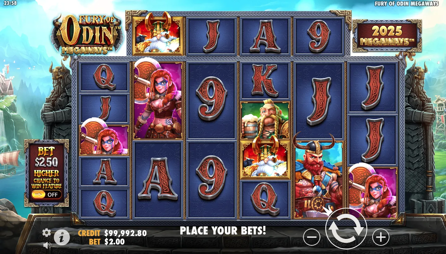 Fury of Odin Megaways screenshot 2