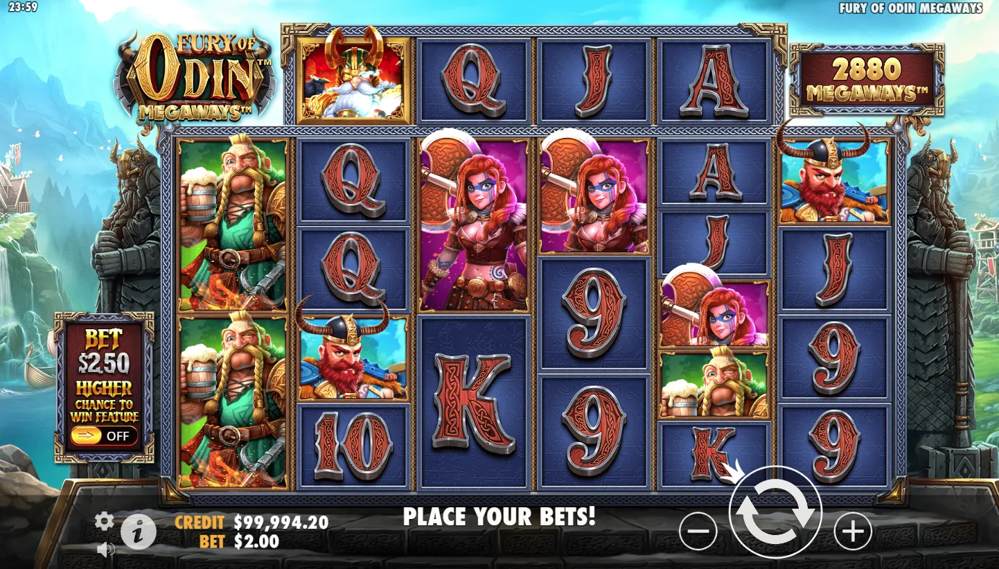 Fury of Odin Megaways screenshot 5