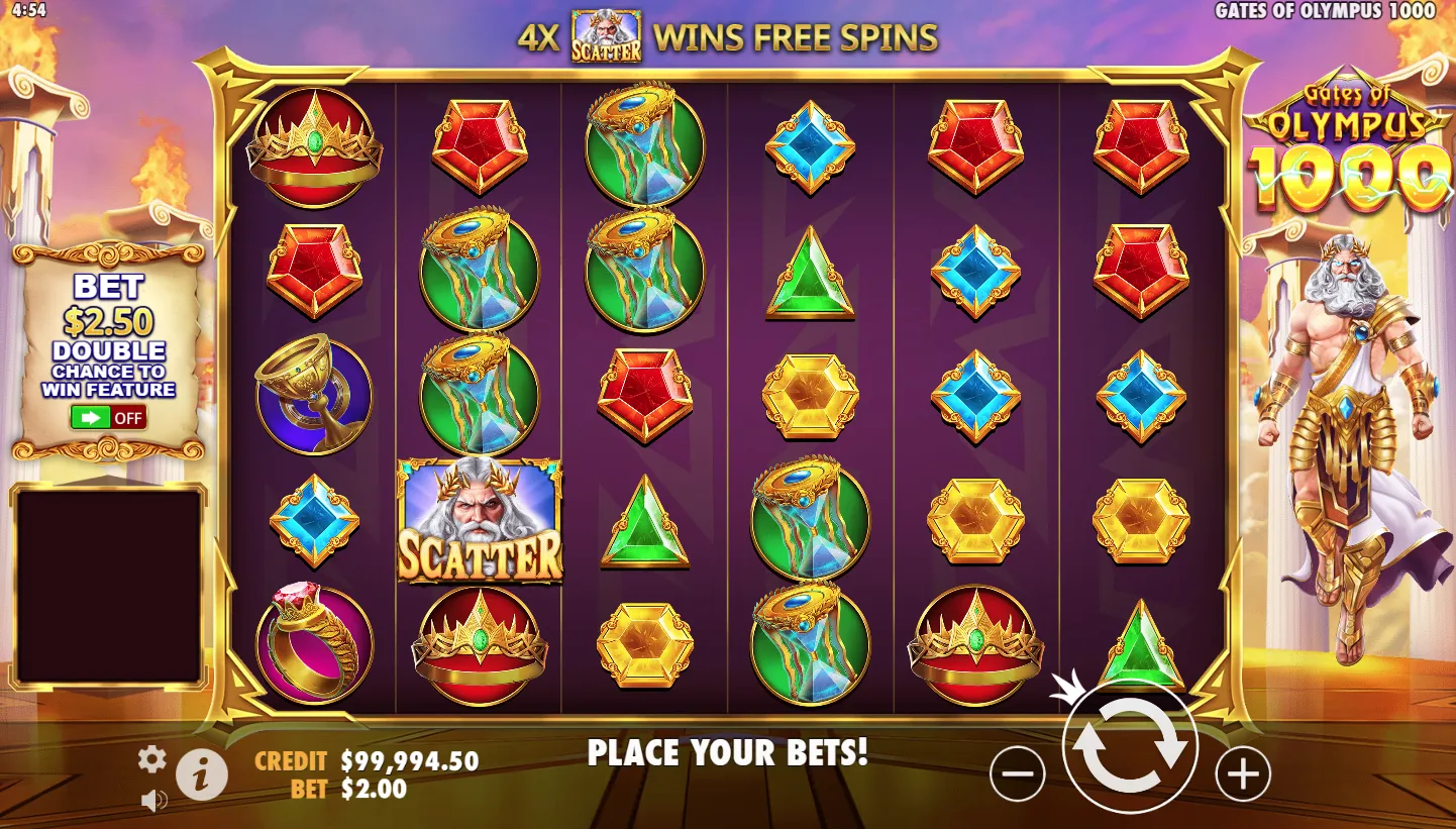 Gates of Olympus 1000 screenshot 1