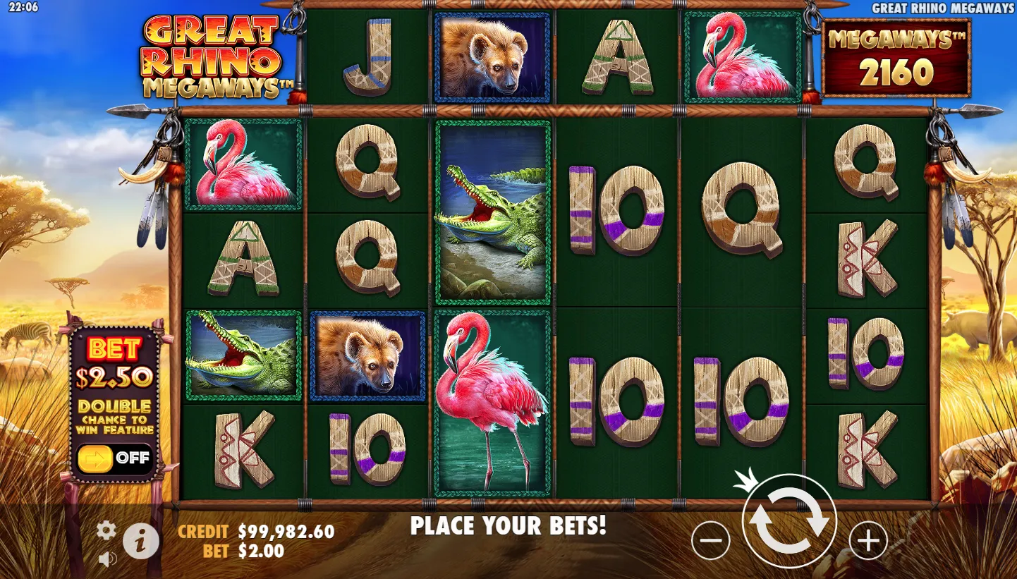 Great Rhino Megaways screenshot 5