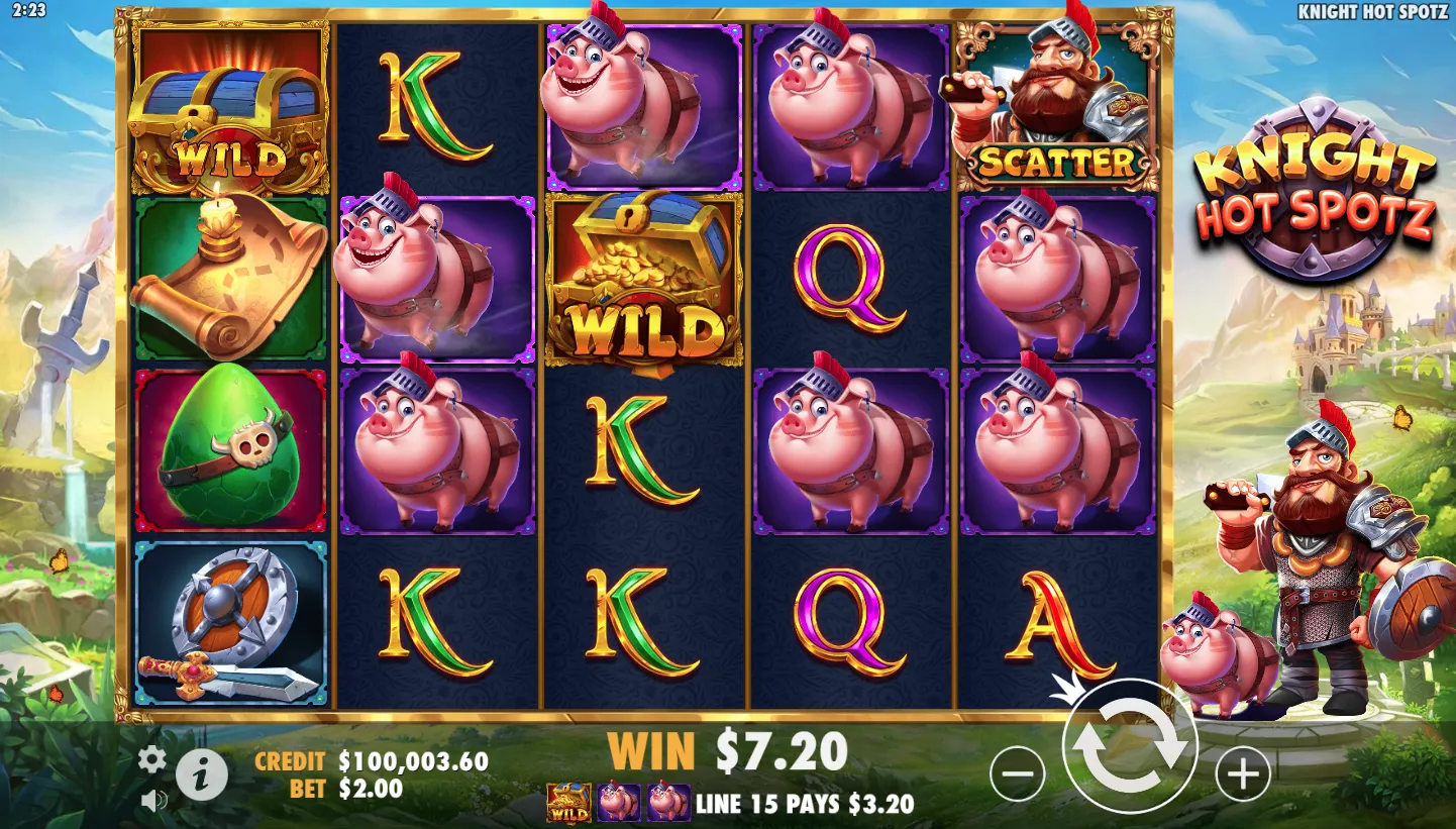 Knight Hot Spotz screenshot 1