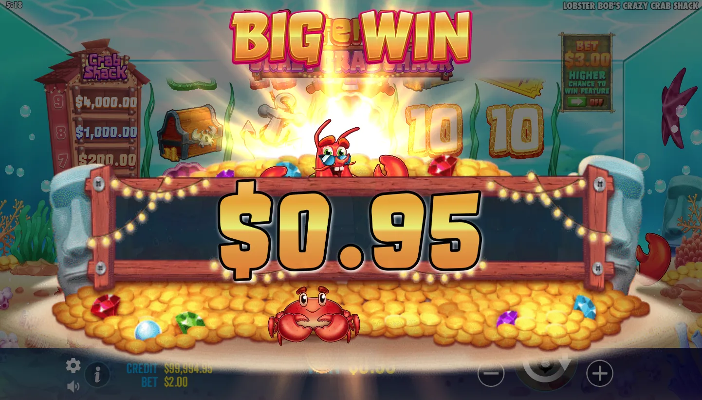 Lobster Bob’s Crazy Crab Shack screenshot 4