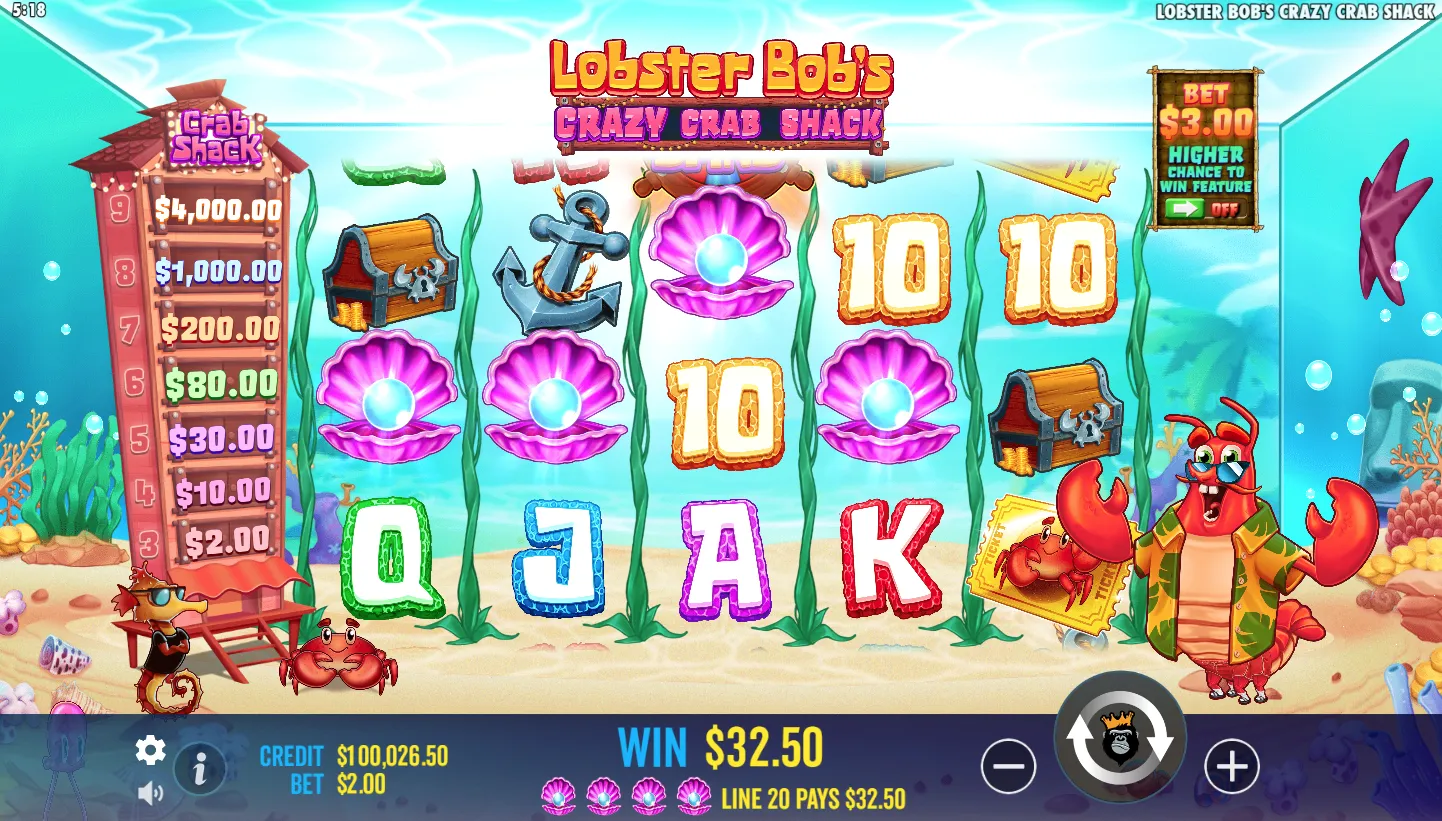 Lobster Bob’s Crazy Crab Shack screenshot 5