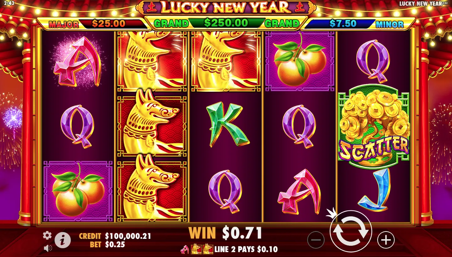Lucky New Year slot game