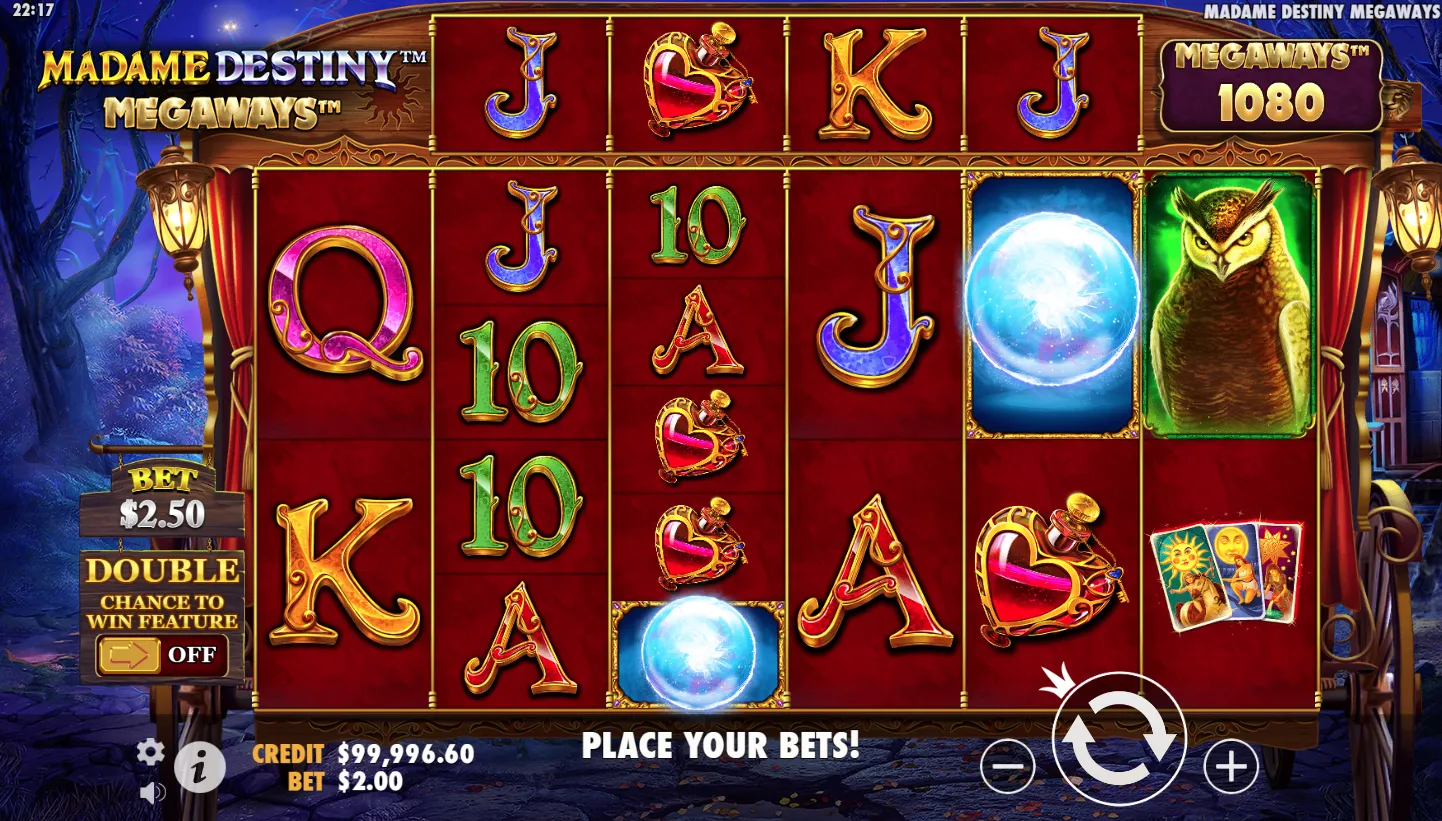 Madame Destiny Megaways screenshot 2