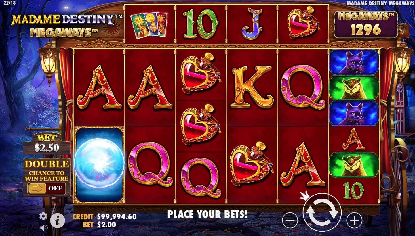 Madame Destiny Megaways screenshot 4