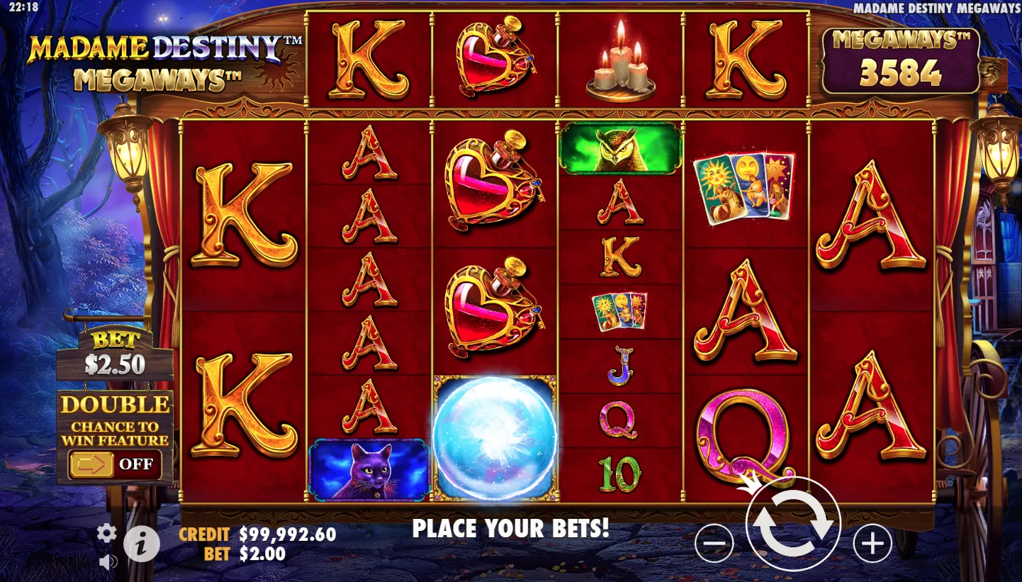 Madame Destiny Megaways screenshot 5