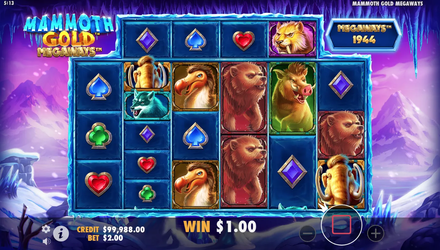 Mammoth Gold Megaways screenshot 2