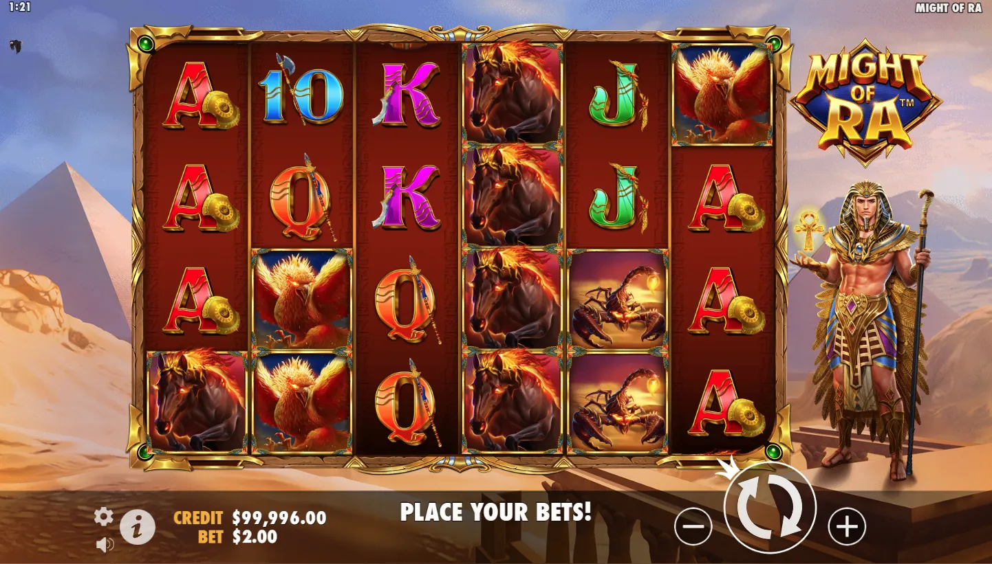 Might of Ra screenshot 1