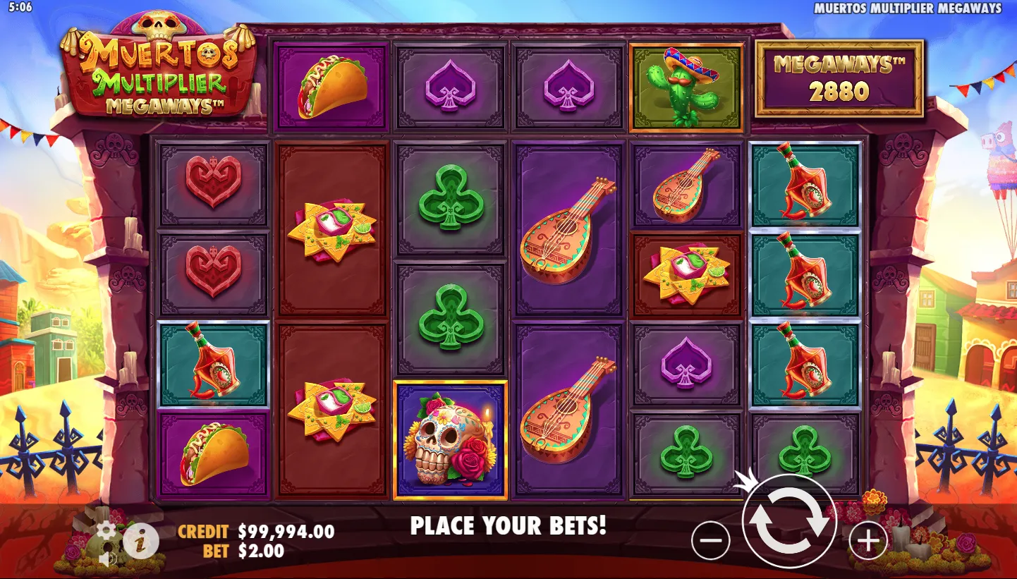 Muertos Multiplier Megaways screenshot 1