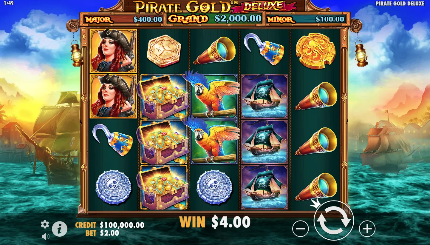 Pirate Gold Deluxe screenshot 1